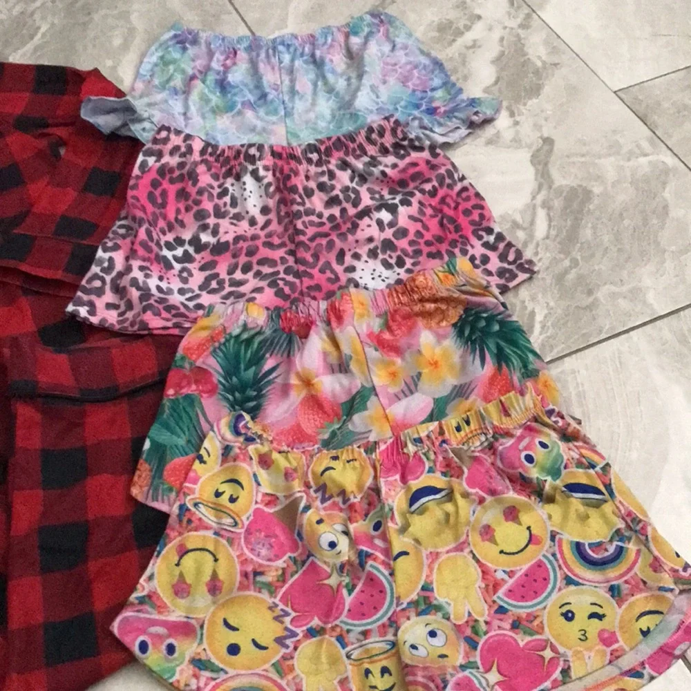 GIRLS - Pjs Set and Loungewear Shorts / Bundle of 6 | M 7-8